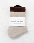 Chaussettes Color Block Girlfriend Le Bon Shoppe Noir Café - Ex - voto