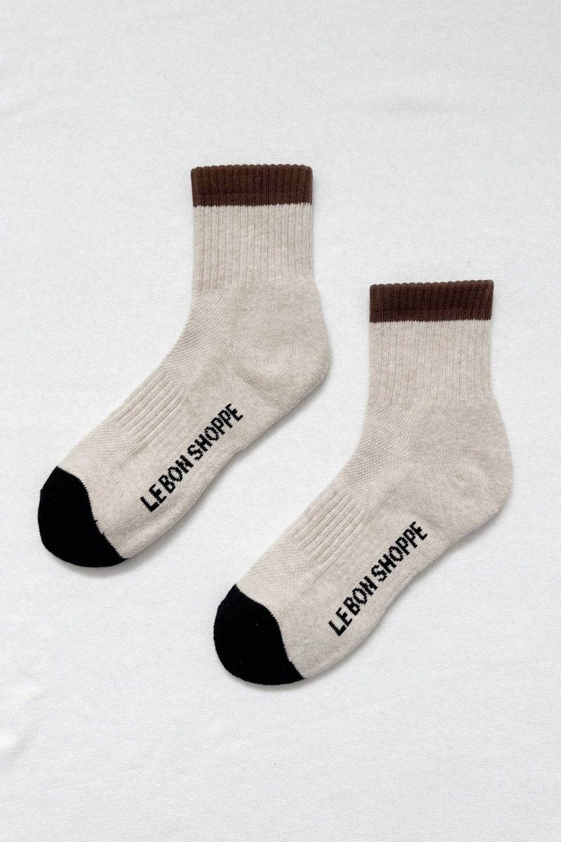 Chaussettes Color Block Girlfriend Le Bon Shoppe Noir Café - Ex - voto