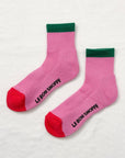 Chaussettes Color Block Girlfriend Le Bon Shoppe Rose Vert - Ex - voto
