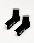 Chaussettes Color Block Girlfriend Noir et Gris Le Bon Shoppe - Ex - voto