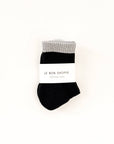 Chaussettes Color Block Girlfriend Noir et Gris Le Bon Shoppe - Ex - voto