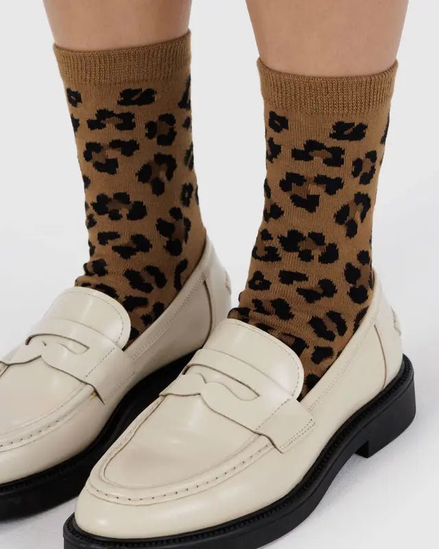 Chaussettes Crew Baggu Dark Leopard - Ex - voto
