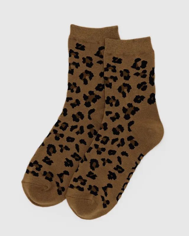 Chaussettes Crew Baggu Dark Leopard - Ex - voto