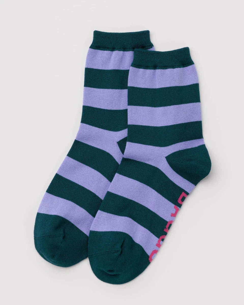 Chaussettes Crew Baggu Malachite Stripe - Ex - voto