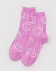 Chaussettes Crew Baggu Pink Happy - Ex - voto