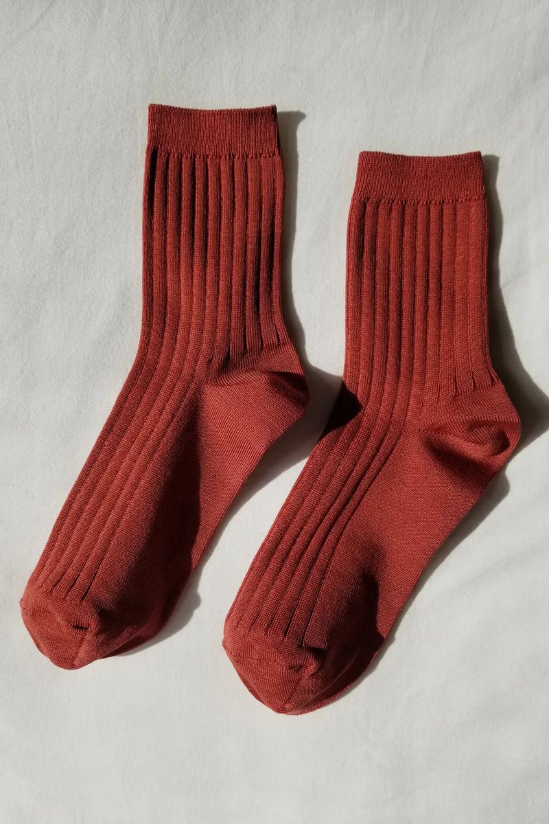 Chaussettes Her Le Bon Shoppe Terracotta - Ex - voto