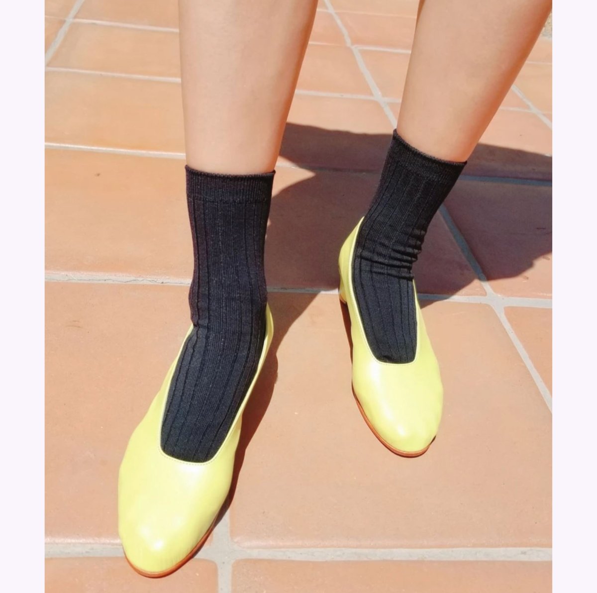 Chaussettes Her Le Bon Shoppe True Black - Ex - voto