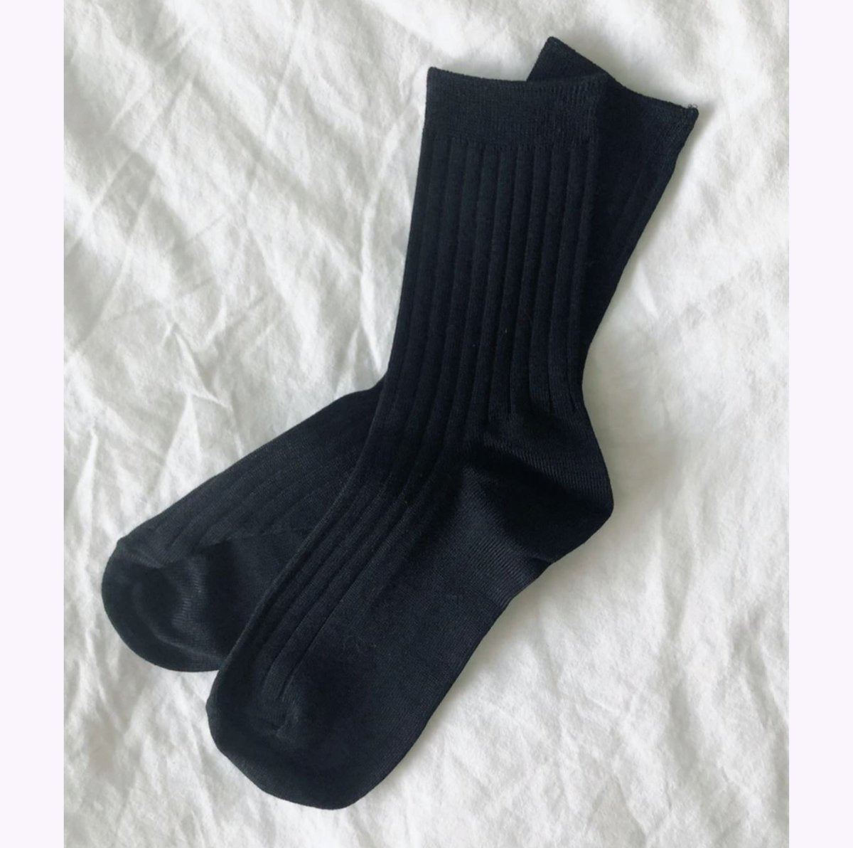 Chaussettes Her Le Bon Shoppe True Black - Ex - voto