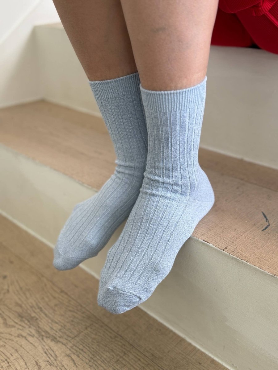 Chaussettes Her Modal Lurex Le Bon Shoppe Morning Mist - Ex - voto