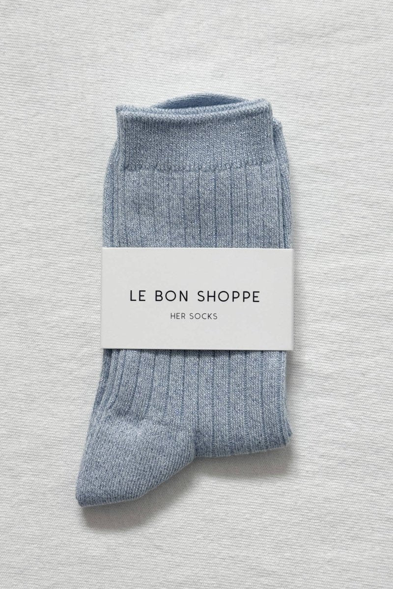 Chaussettes Her Modal Lurex Le Bon Shoppe Morning Mist - Ex - voto