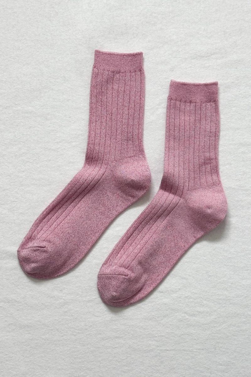 Chaussettes Her Modal Lurex Le Bon Shoppe Sparkling Rose - Ex - voto