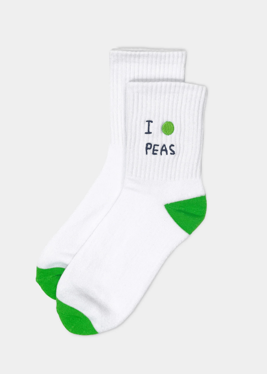 Chaussettes I Pea Peas D.Shrigley - Ex - voto