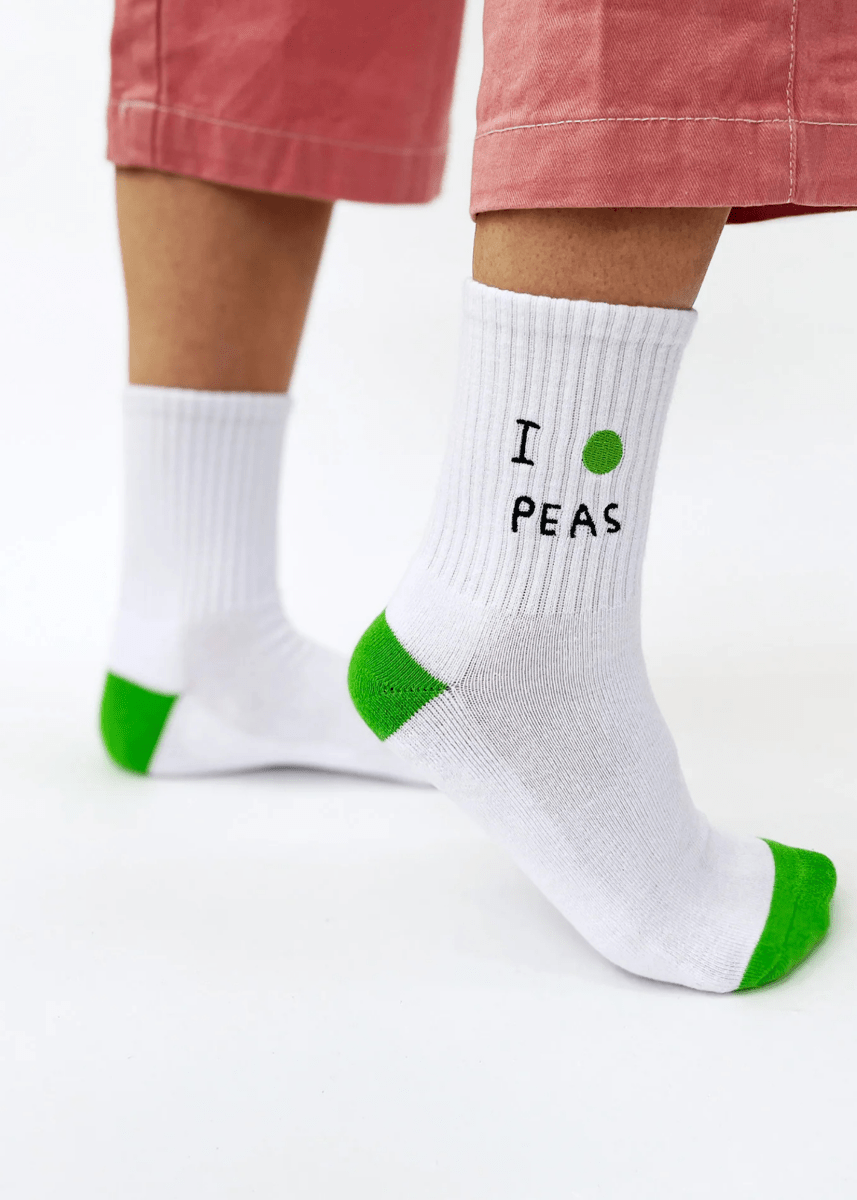 Chaussettes I Pea Peas D.Shrigley - Ex - voto