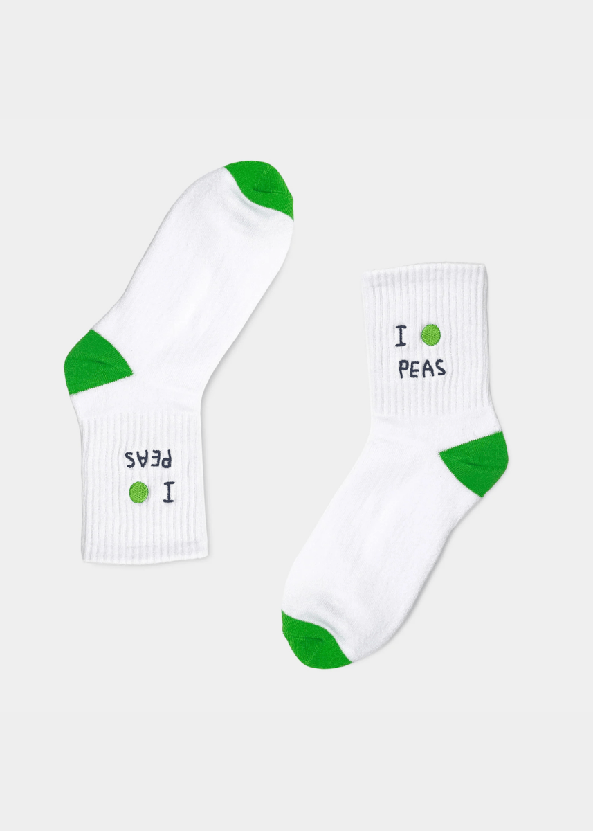 Chaussettes I Pea Peas D.Shrigley - Ex - voto
