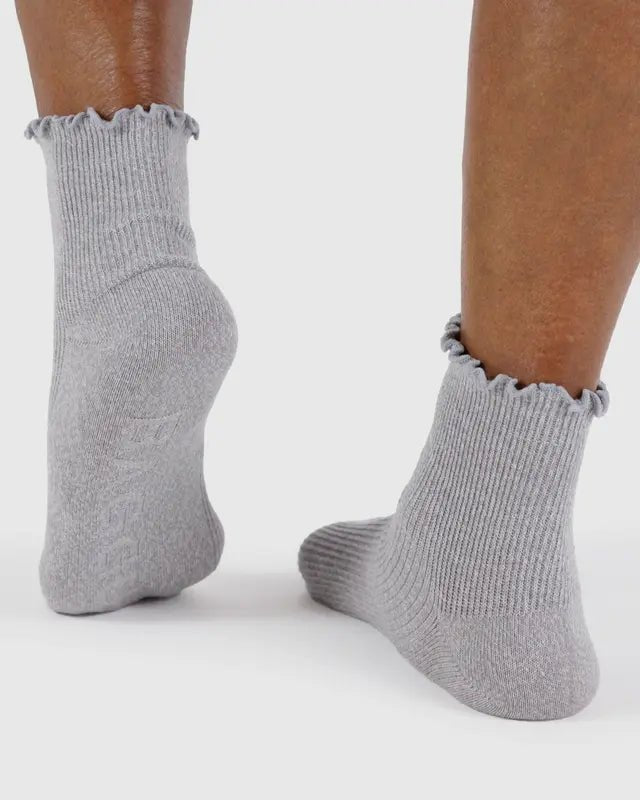 Chaussettes Lettuce Edge Noir et Gris Baggu Paquet de 2 - Ex - voto