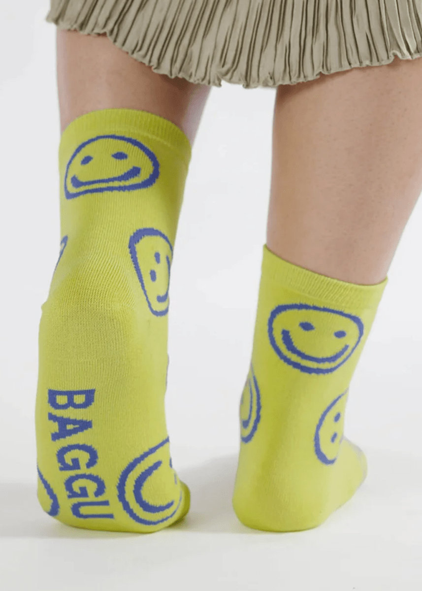 Chaussettes Motifs Baggu Happy Couleurs Pastels - Ex - voto
