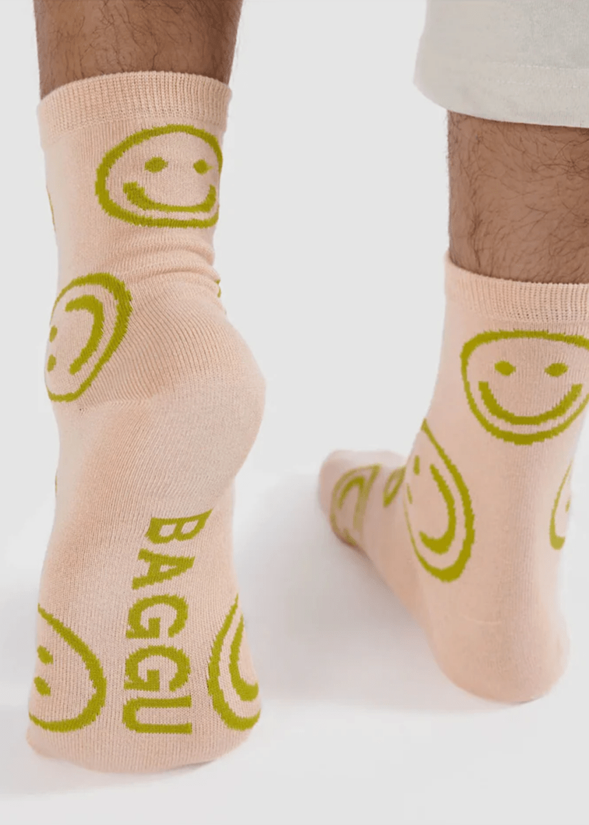 Chaussettes Motifs Baggu Happy Couleurs Pastels - Ex - voto