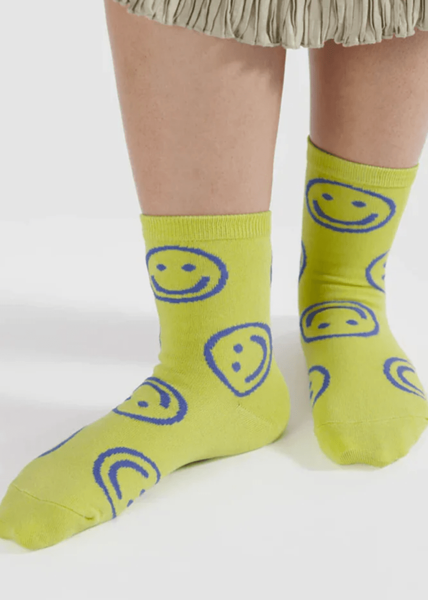 Chaussettes Motifs Baggu Happy Couleurs Pastels - Ex - voto
