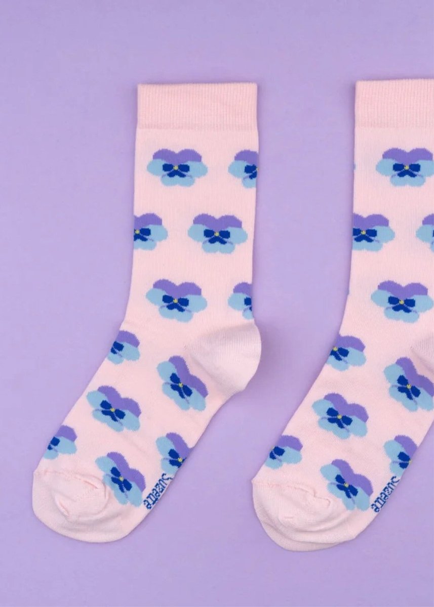 Chaussettes Pensées Coucou Suzette - Ex - voto