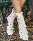 Chaussettes Pétales Ruffled Crèmes Le Bon Shoppe - Ex-voto