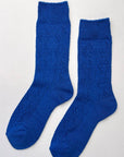 Chaussettes Pointelle Eyelet Cobalt Le Bon Shoppe - Ex-voto