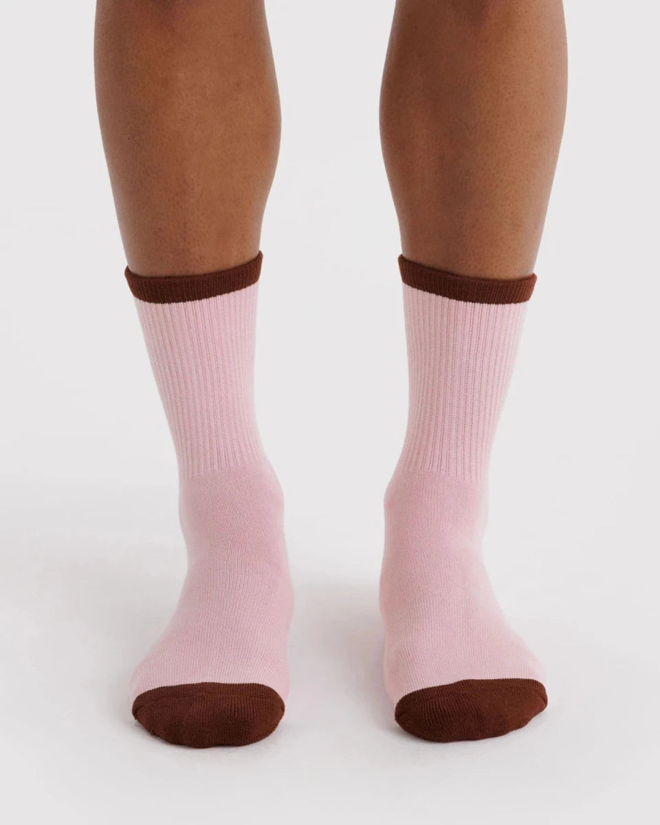 Chaussettes Ribbed Baggu Blush Mix - Ex - voto