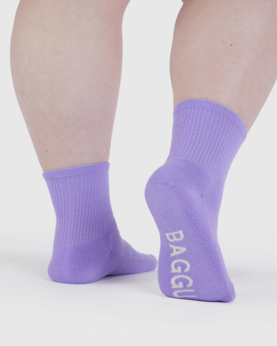 Chaussettes Ribbed Baggu Wisteria - Ex - voto