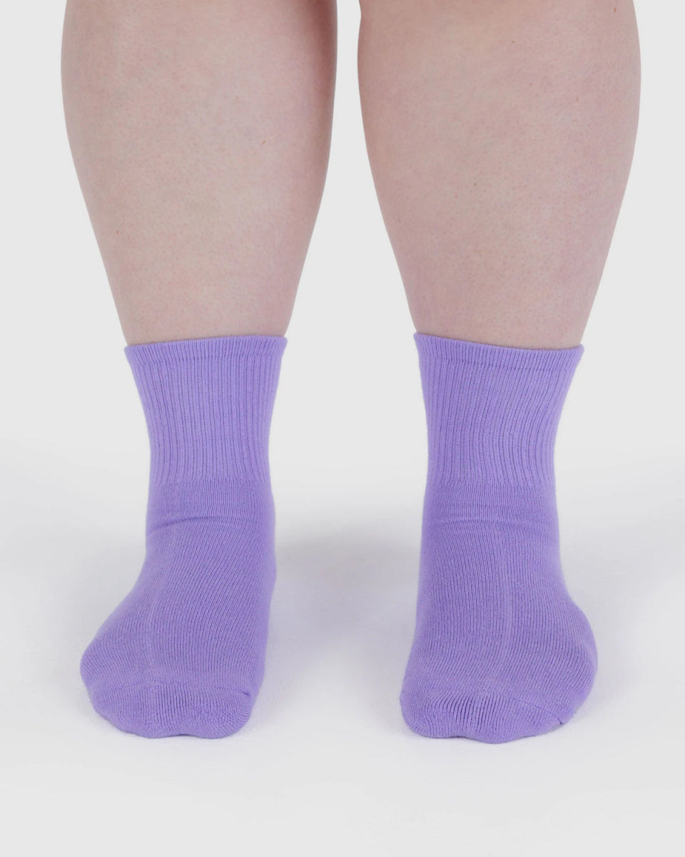 Chaussettes Ribbed Baggu Wisteria - Ex - voto