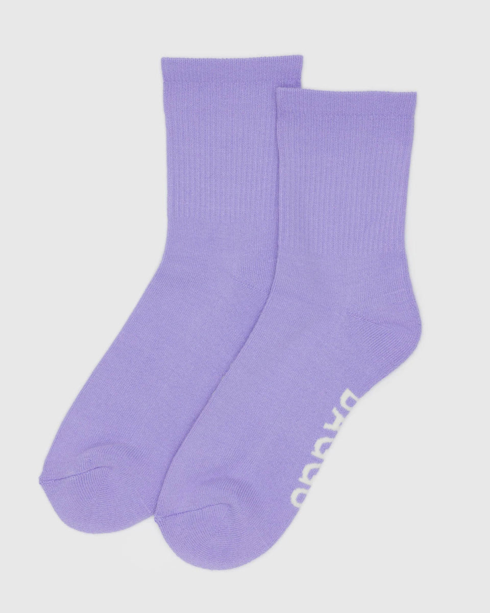 Chaussettes Ribbed Baggu Wisteria - Ex - voto