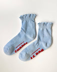 Chaussettes Ruffled Hugger Bleues Poudres Le Bon Shoppe - Ex - voto