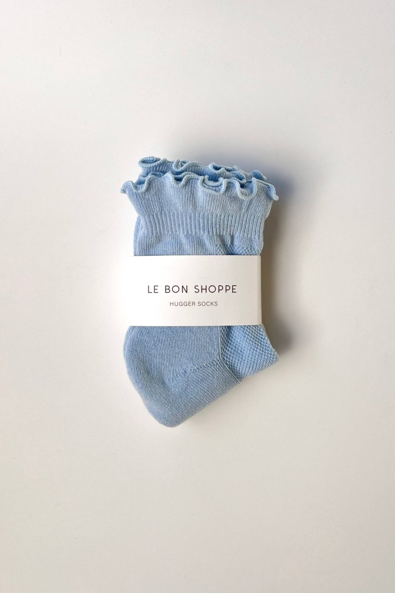 Chaussettes Ruffled Hugger Bleues Poudres Le Bon Shoppe - Ex - voto