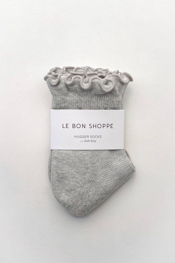 Chaussettes Ruffled Hugger Grises Le Bon Shoppe - Ex-voto