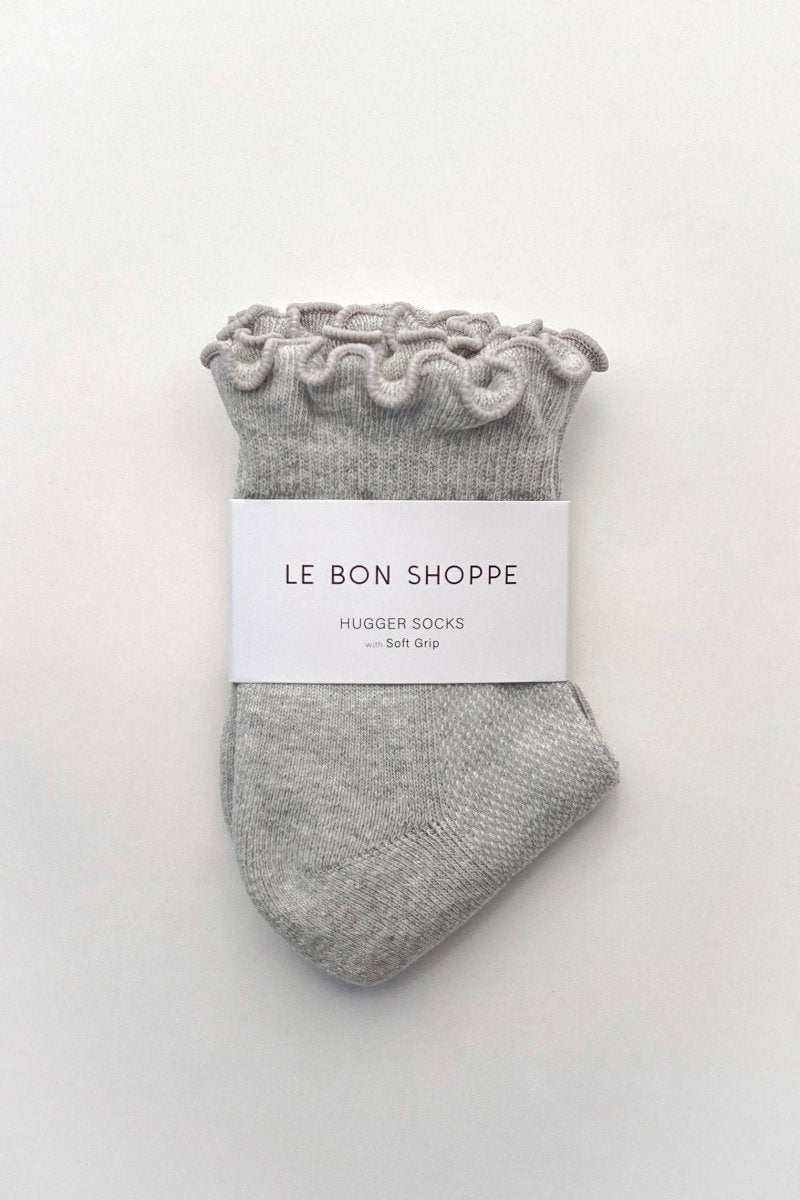 Chaussettes Ruffled Hugger Grises Le Bon Shoppe - Ex-voto