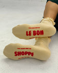 Chaussettes Ruffled Hugger Jaunes Le Bon Shoppe - Ex - voto