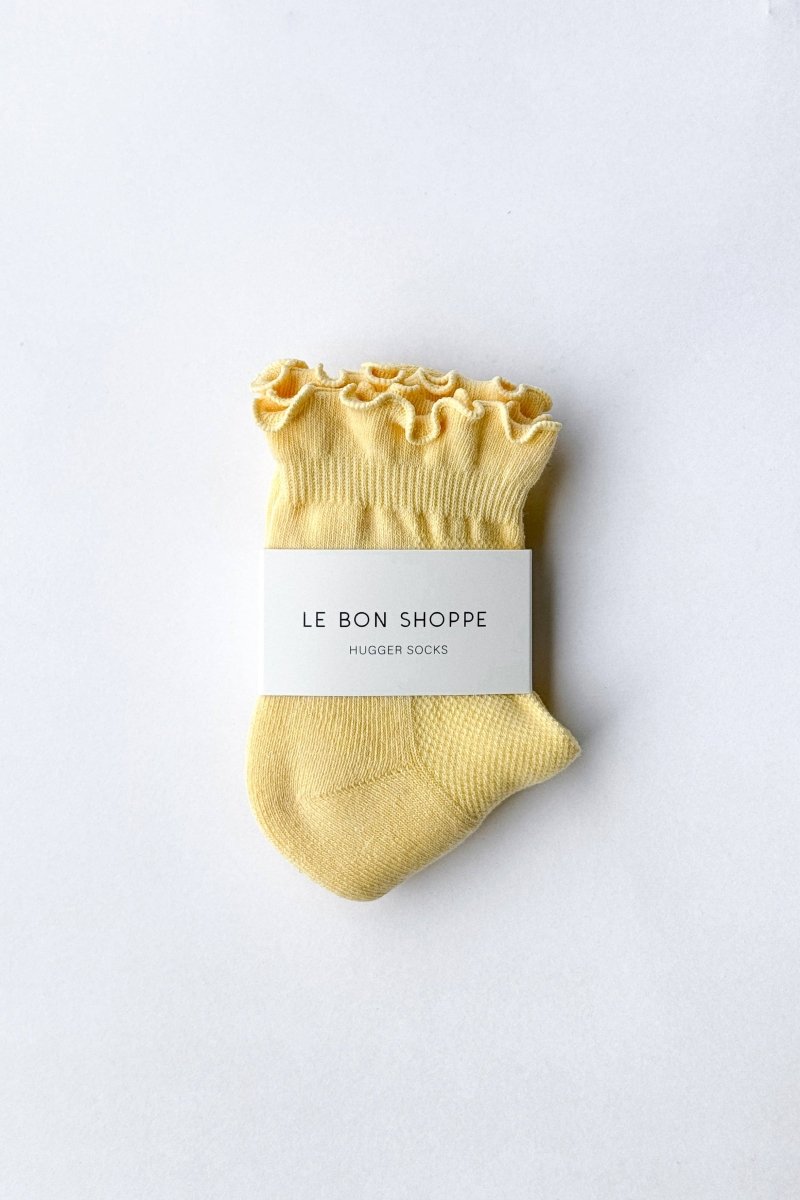 Chaussettes Ruffled Hugger Jaunes Le Bon Shoppe - Ex - voto