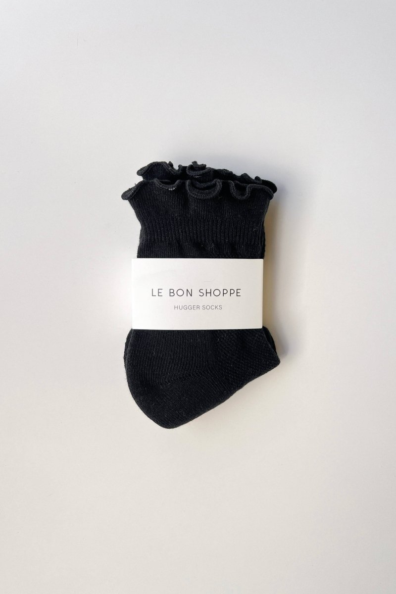 Chaussettes Ruffled Hugger Noires Le Bon Shoppe - Ex - voto