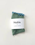 Chaussettes Ruffled Modal Le Bon Shoppe Vert et Bleu - Ex - voto
