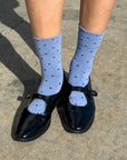 Chaussettes Sneaker Bleues Pois Marines Le Bon Shoppe - Ex - voto