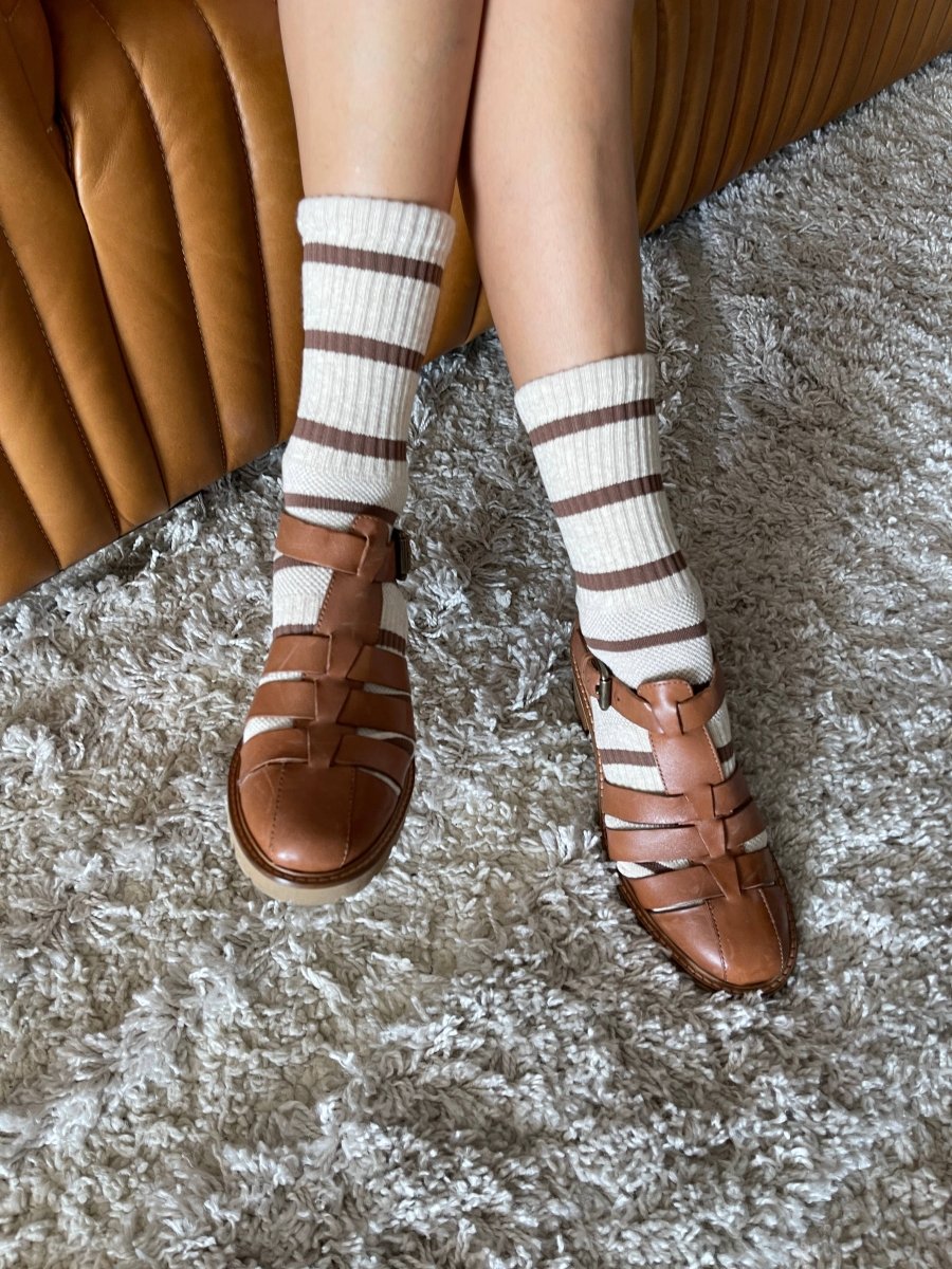 Chaussettes Striped Boyfriend Le Bon Shoppe - Ex - voto
