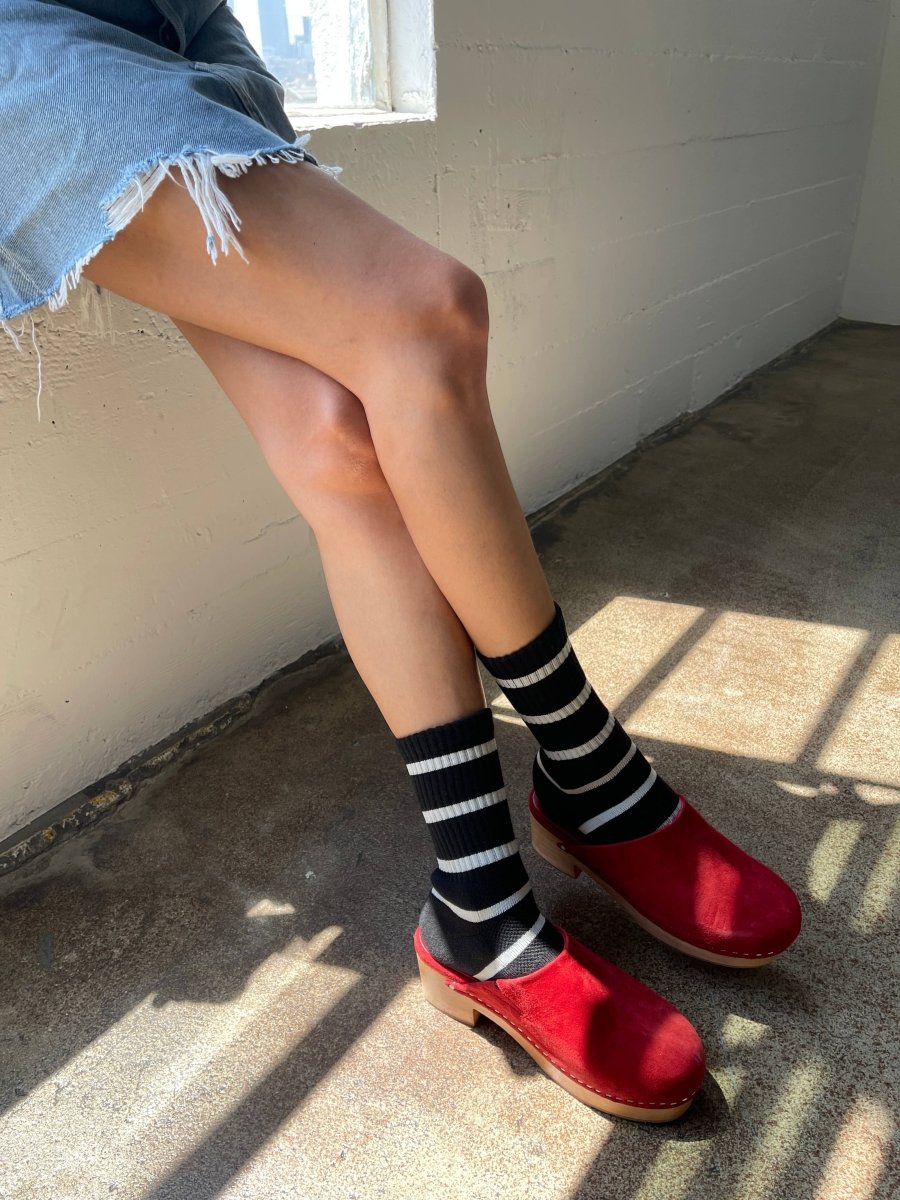 Chaussettes Striped Boyfriend Le Bon Shoppe - Ex - voto