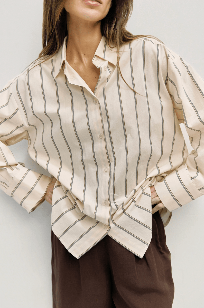 Chemise Erica Crème All Row - Ex - voto