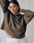 Merge Carob Cloud Sweater