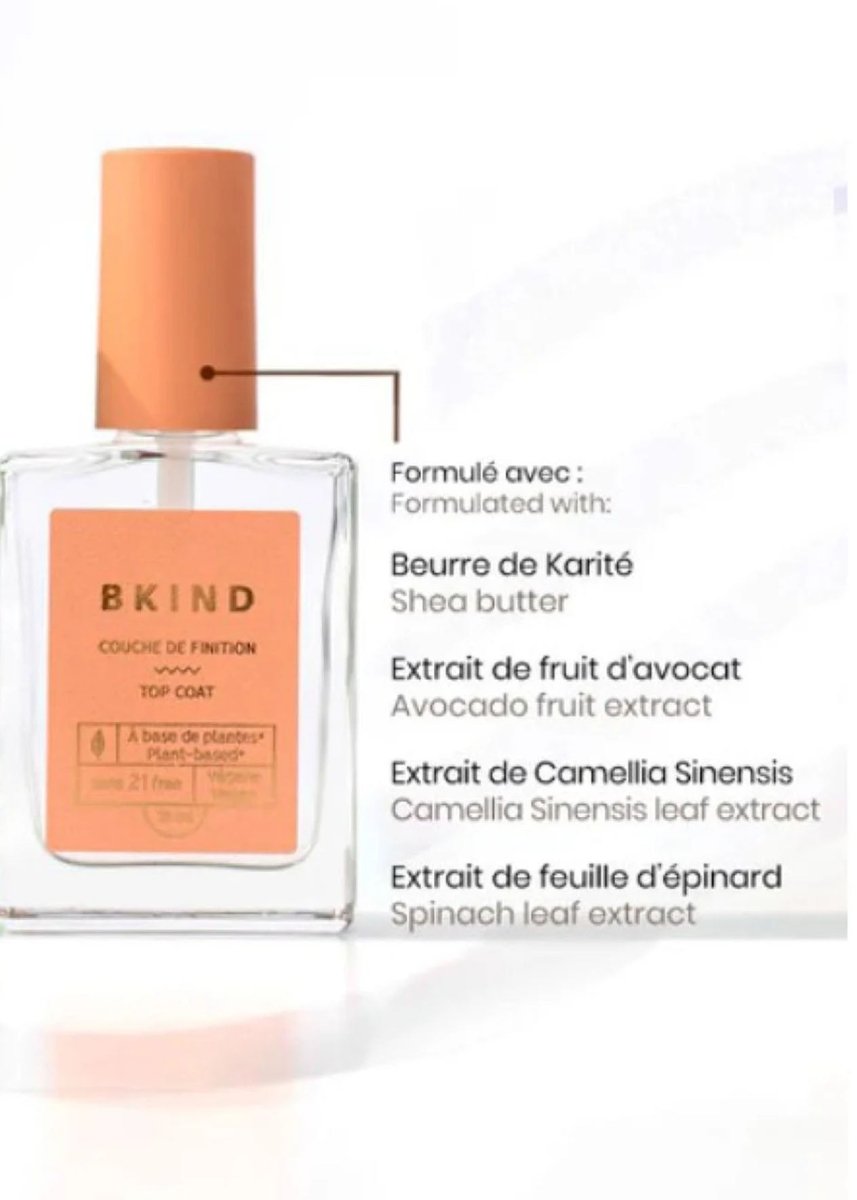 Coffret Manucure - Couches de Base et de Finition Bkind - Ex - voto