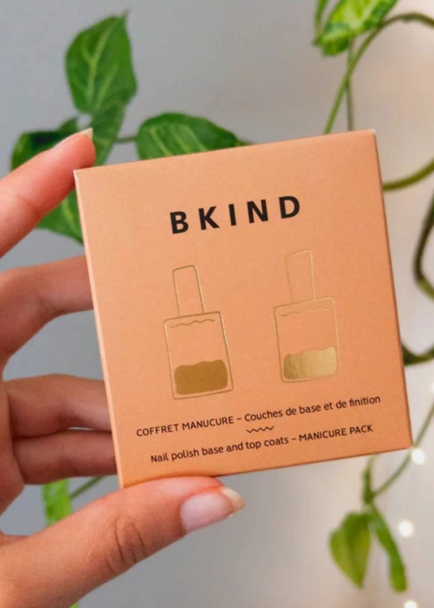 Coffret Manucure - Couches de Base et de Finition Bkind - Ex - voto