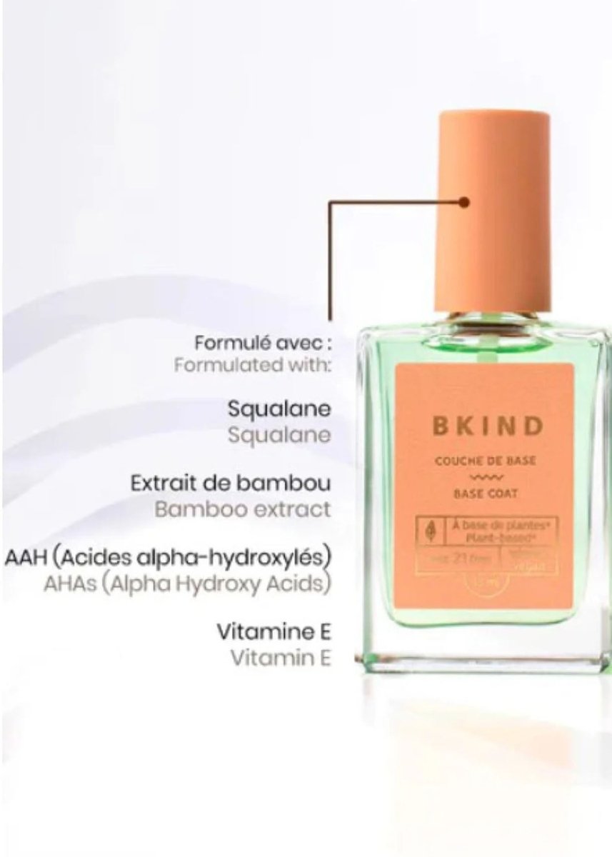 Coffret Manucure - Couches de Base et de Finition Bkind - Ex - voto