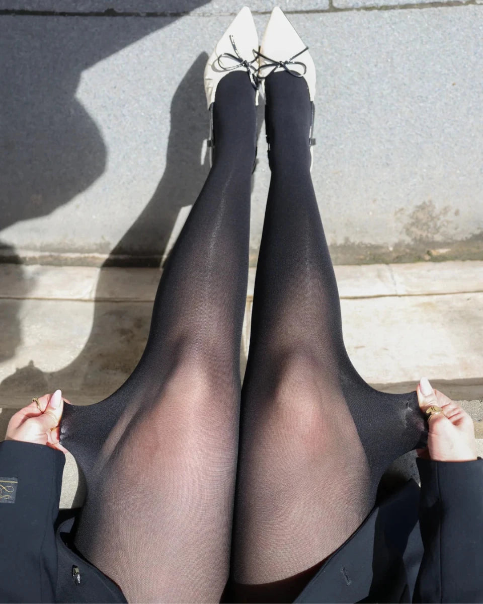 Collants Indéchirables Noirs Signé Sarah - Ex-voto
