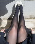 Collants Indéchirables Noirs Signé Sarah - Ex-voto