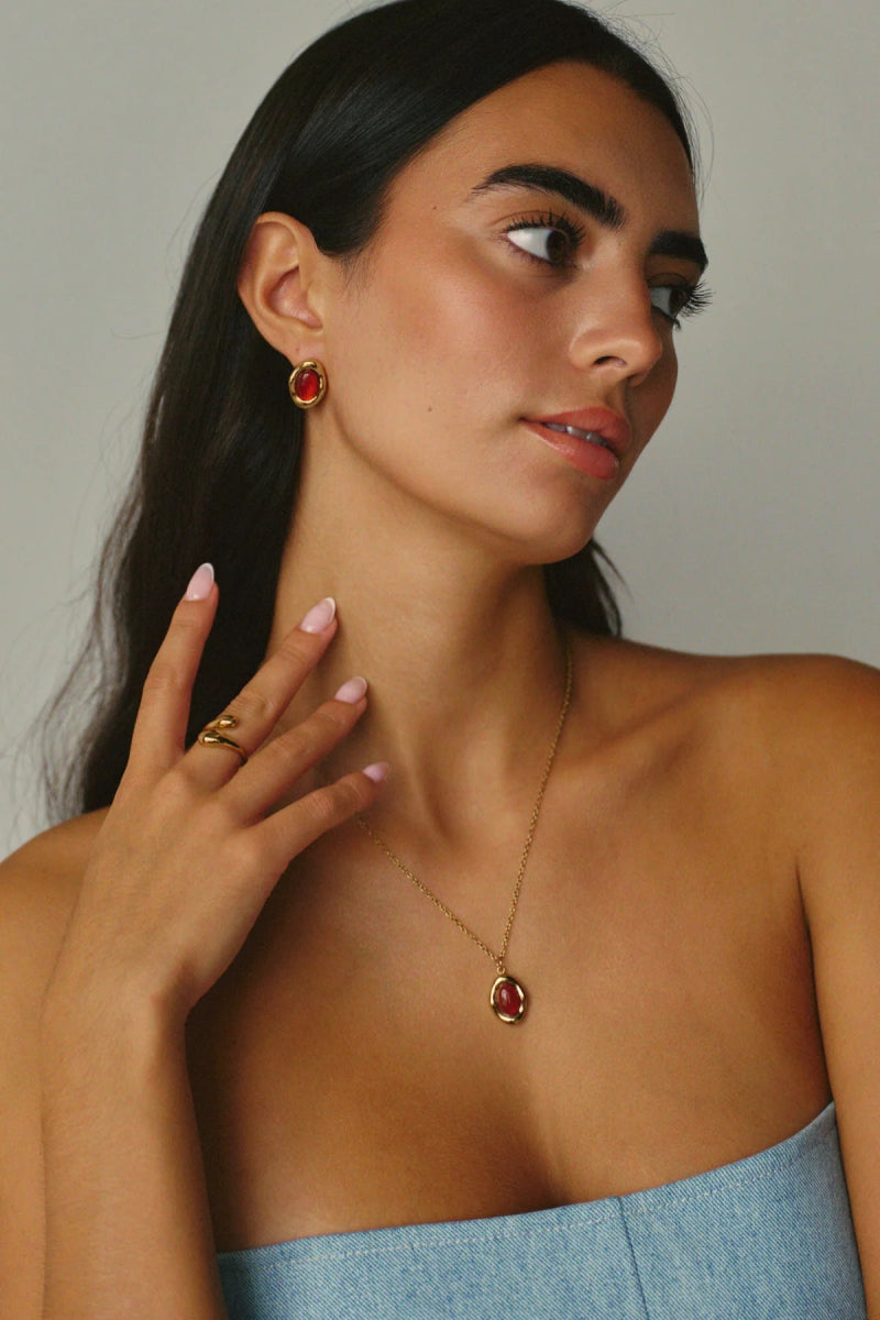 Collier Bordeaux Twenty Compass - Ex - voto