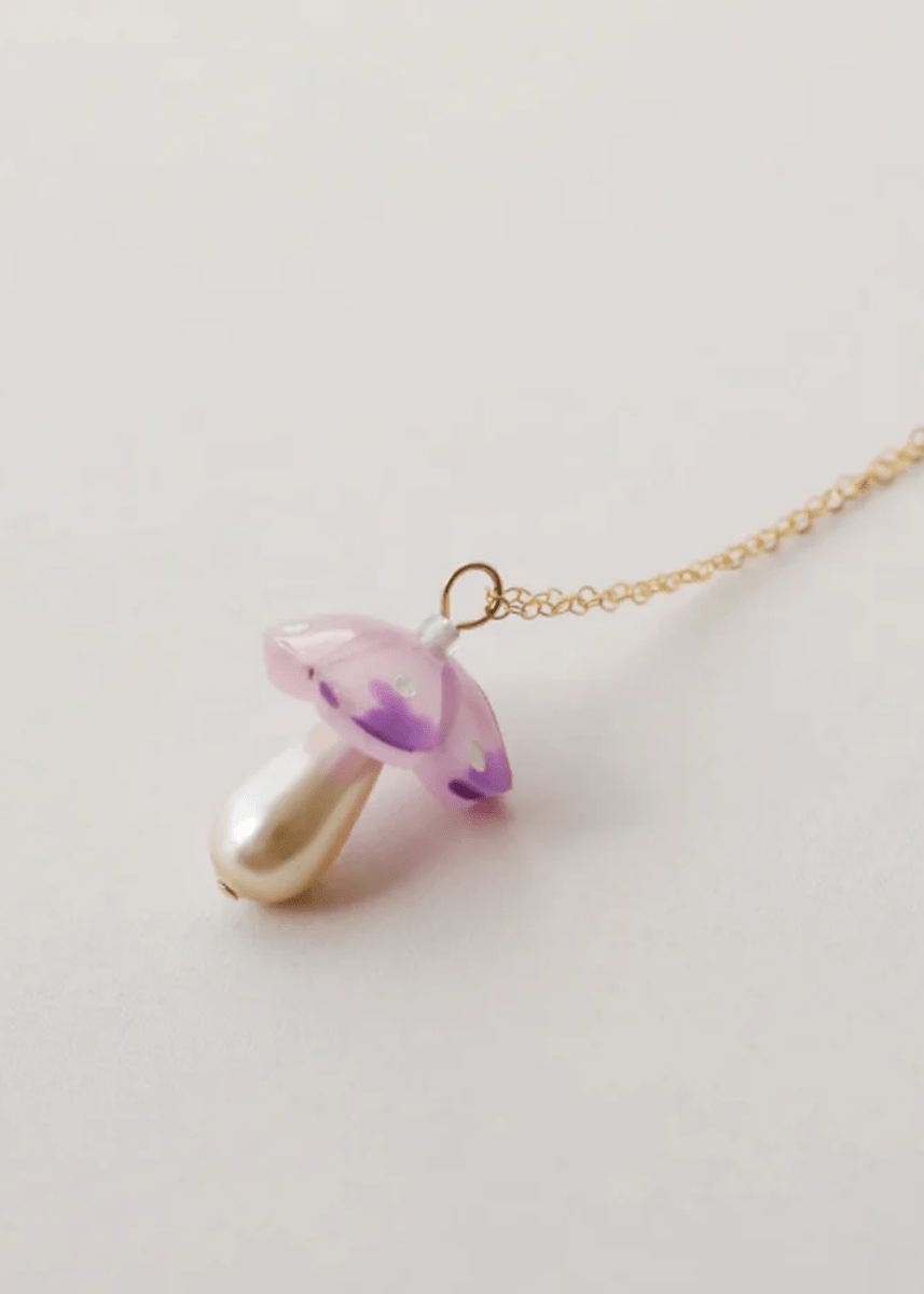 Collier Champignon Wolf & Moon - Ex - voto
