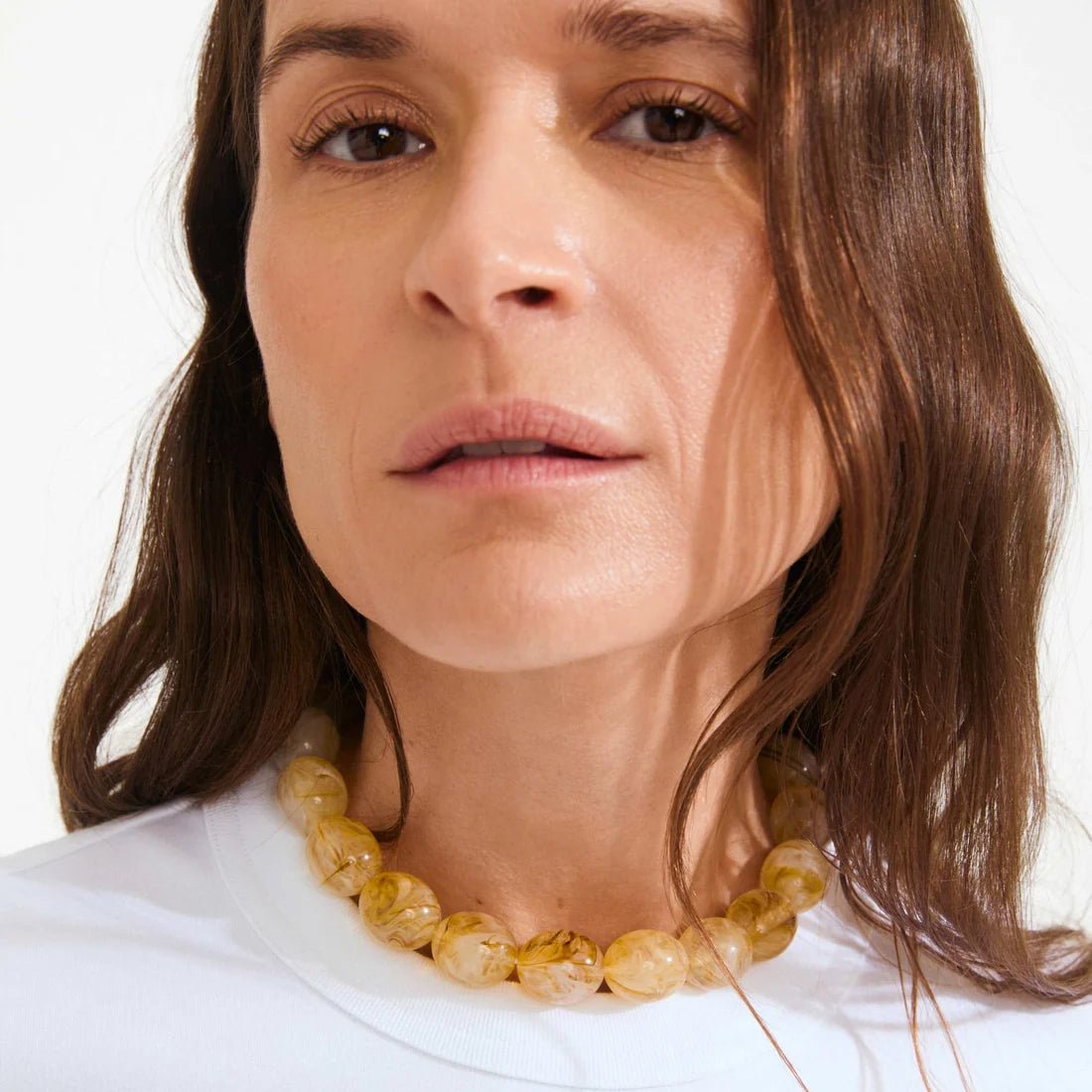 Collier de Billes Still Pilgrim (Or et Brun ou Argent et Jaune) - Ex-voto